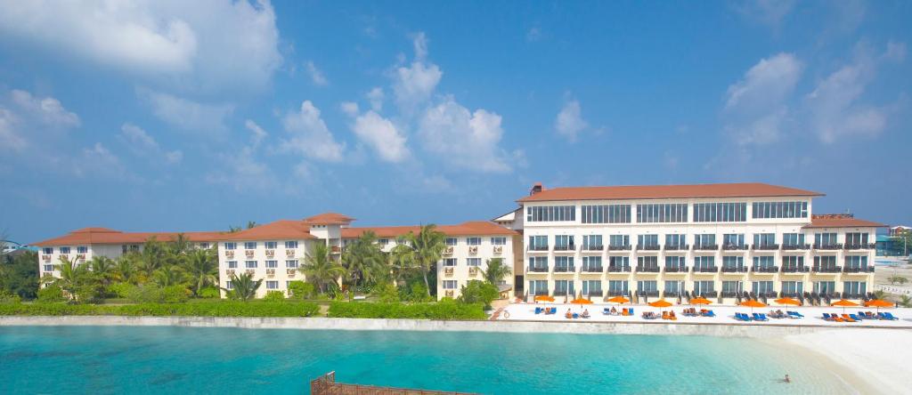 Hulhule Island Hotel- Private Beach Access & Airport Pick-up and Drop