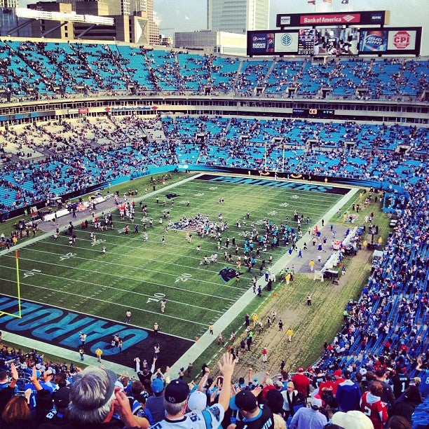 
Bank of America Stadium
 in Charlotte