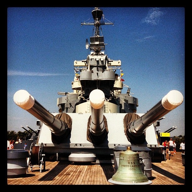 
Battleship NORTH CAROLINA
 in Wilmington