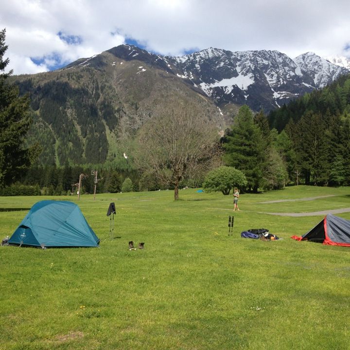 
Camping du Glacier d'Argentière
 in Chamonix Valley