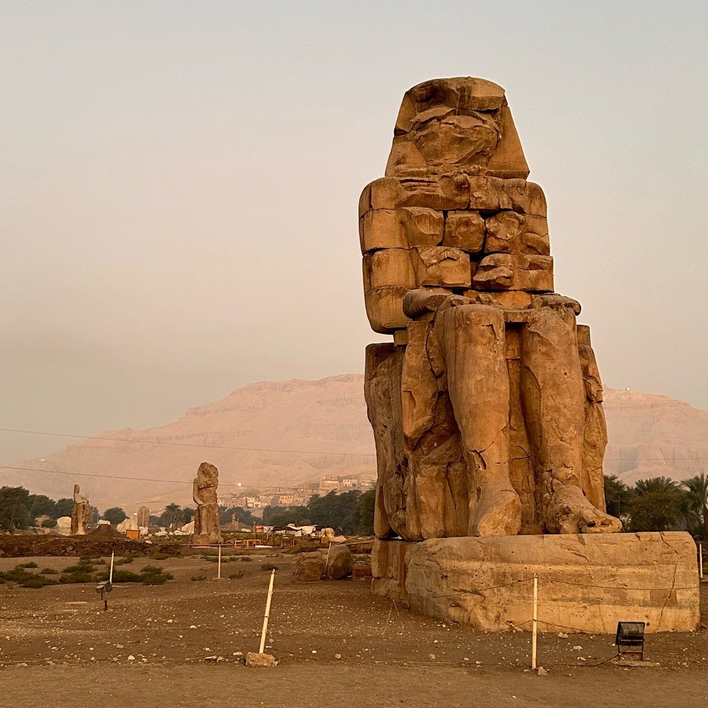 
Colossi of Memnon (تمثالا ممنون)
 in Luxor