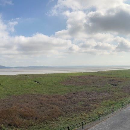 
Grange Over Sands promenade
 in Westmorland