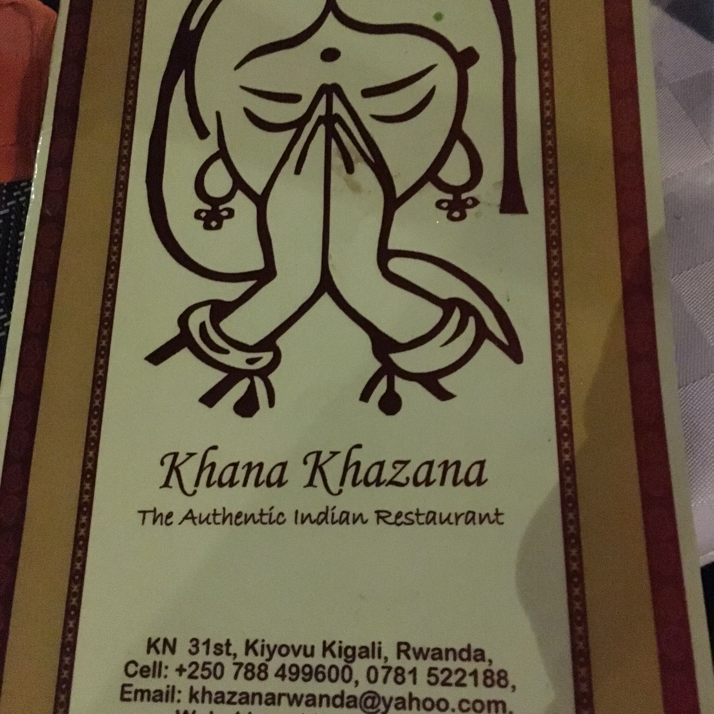 
Khana Khazana
 in Kigali