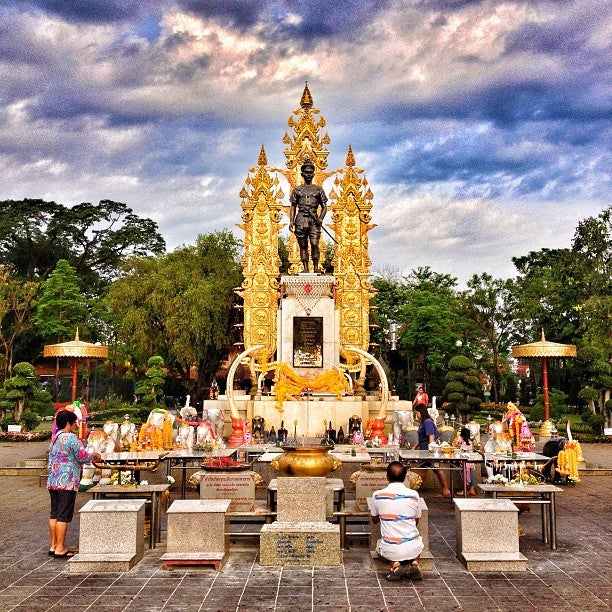 
King Mengrai Monument (อนุสาวรีย์พ่อขุนเม็งรายมหาราช)
 in Chiang Rai