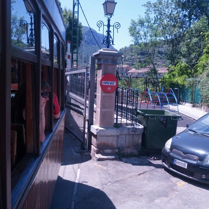 
Parada L'Horta Tranvía Ferrocarril de Sóller
 in Torrent De Pareis Gorge