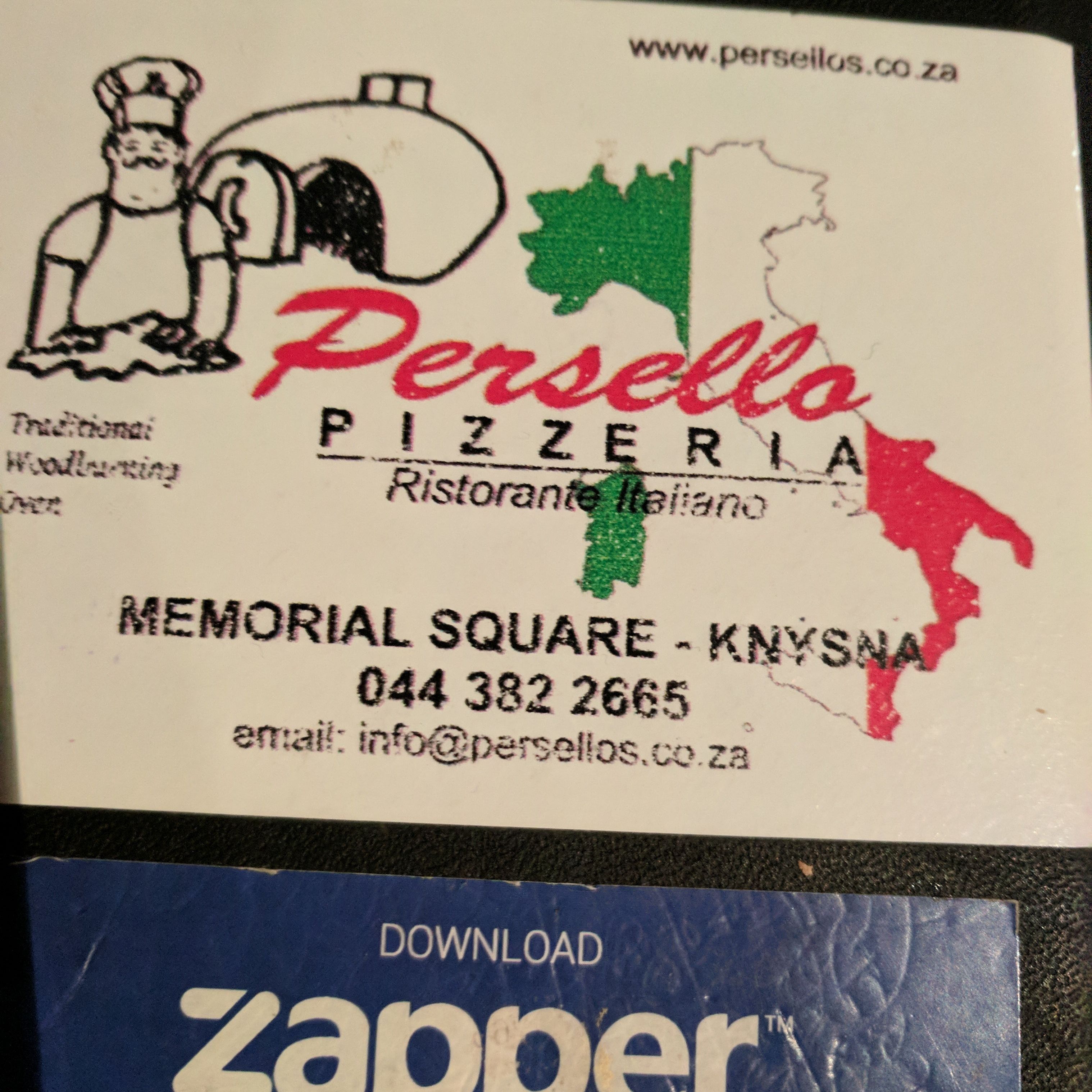 
Persello Pizzeria
 in Knysna