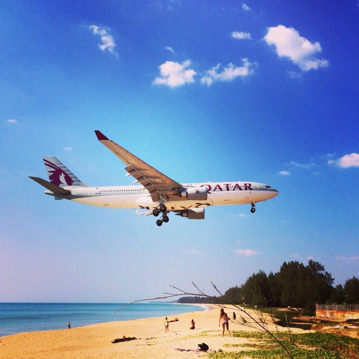 
Plane Spotting Mai Khao Beach
 in Nai Yang Beach