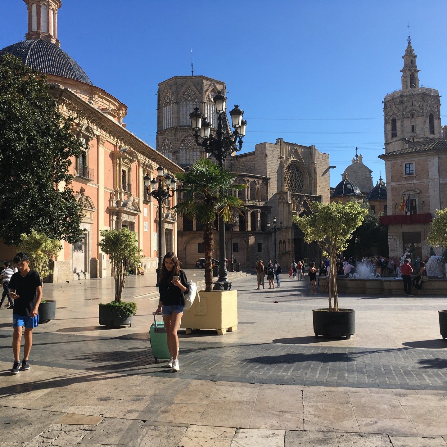 
Plaza de la Virgen (Plaça de la Mare de Déu)
 in Valencia