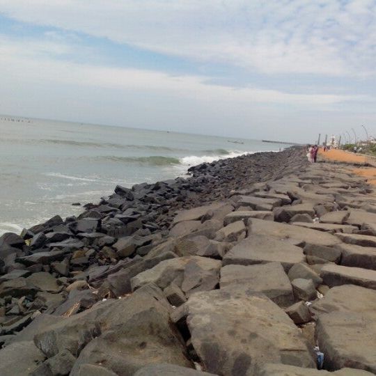 
Promenade Beach
 in Pondicherry