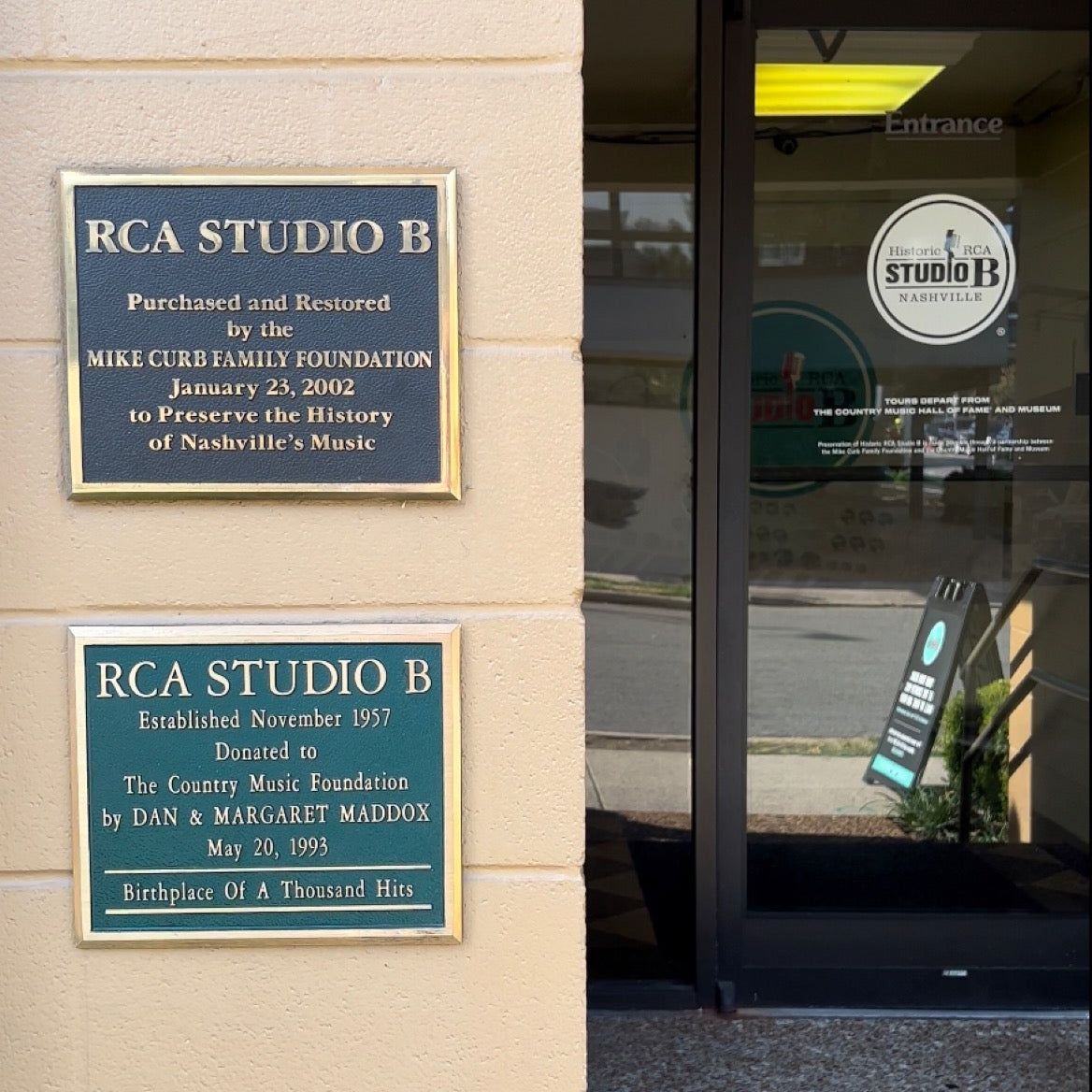 
RCA Studio B
 in Nashville