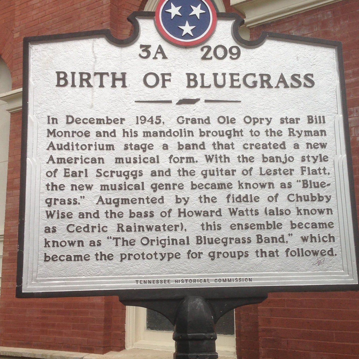 
Ryman Auditorium
 in Nashville