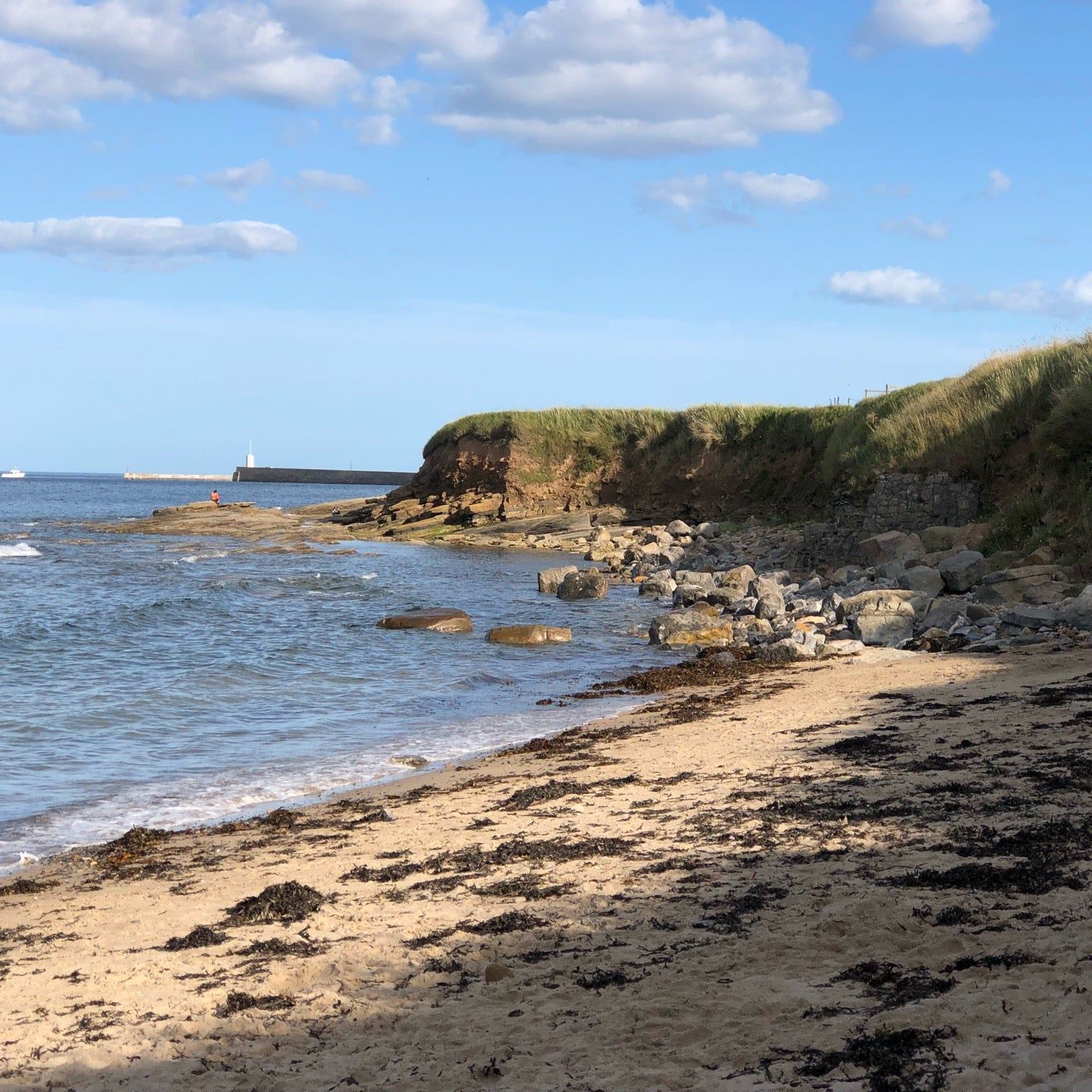 
Seahouses Beach
 in Northumberland