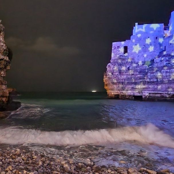 
Spiaggia di Polignano
 in Puglia