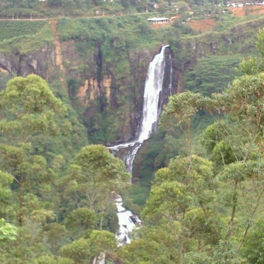 
st claire waterfall
 in Kandy