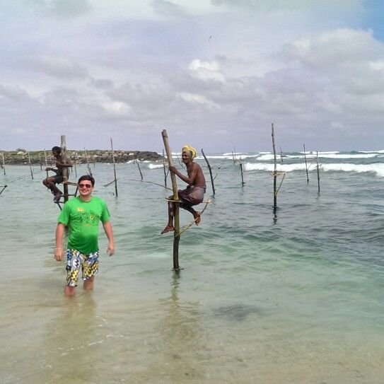 
stick fishermen viev restaurant
 in Koggala