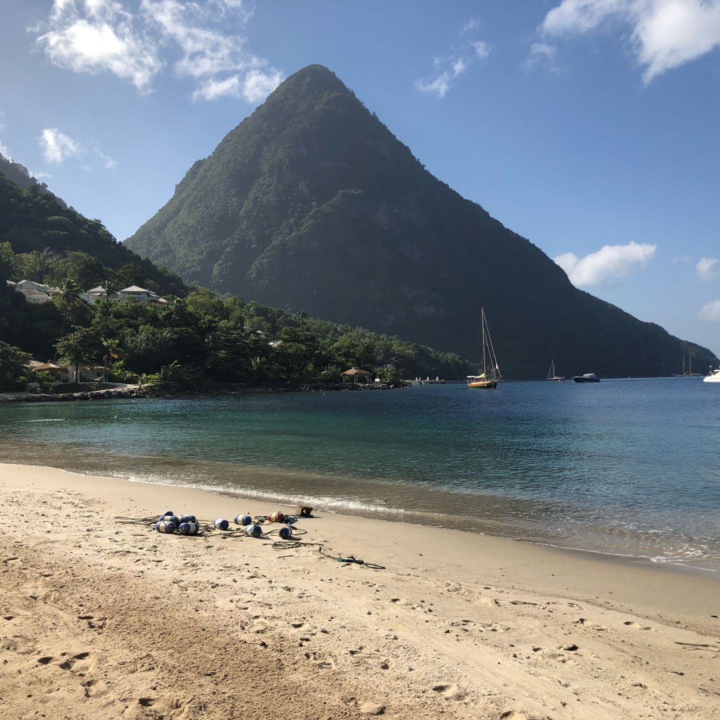 
Sugar Beach
 in Soufrière