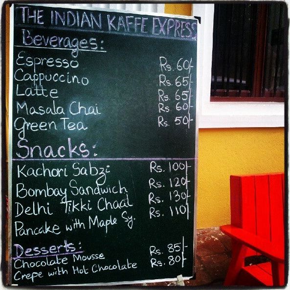 
The Indian Kaffe Express
 in Pondicherry