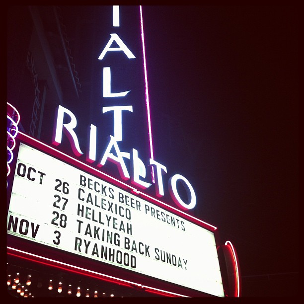 
The Rialto Theatre
 in Tucson