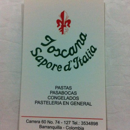 
Toscana Pasticceria
 in Barranquilla