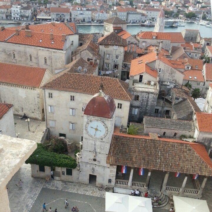 
UNESCO Heritage Marker
 in Trogir