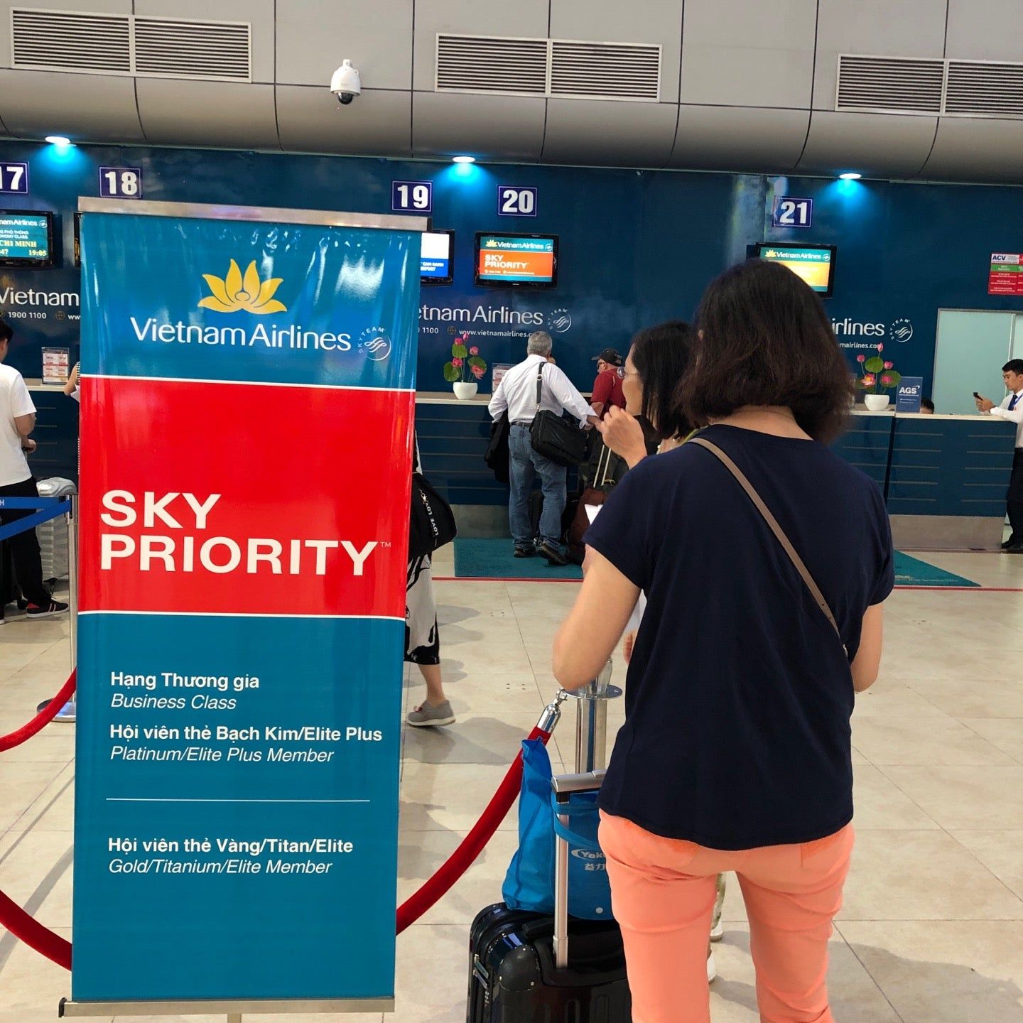 
Vietnam Airlines check in counter
 in Cam Ranh